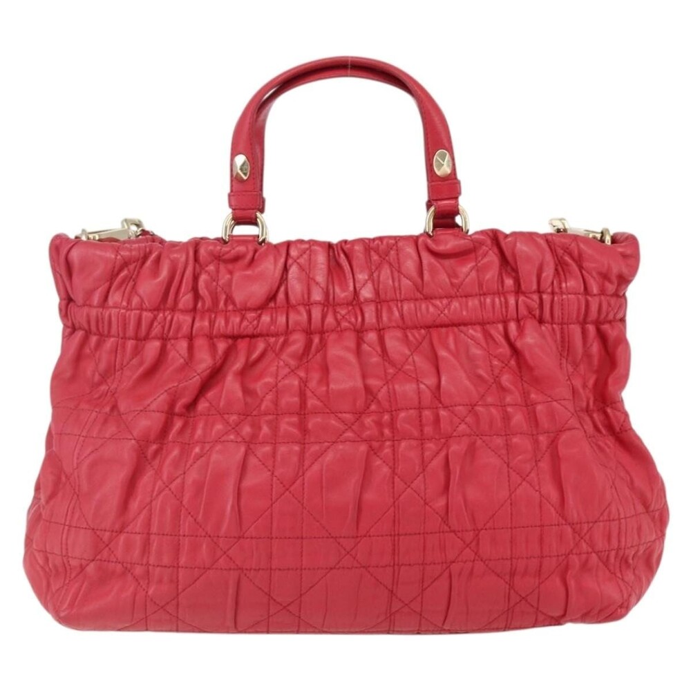 Dior Leather Handbag Red